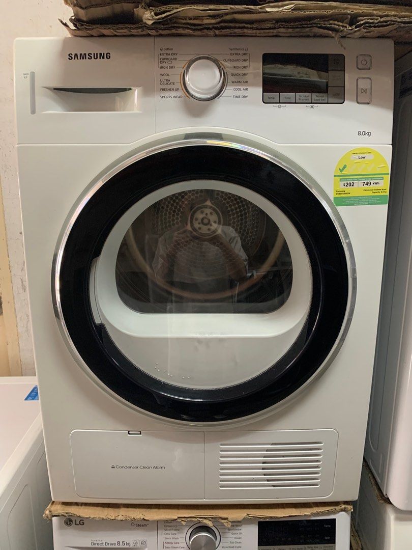 Samsung 8KG Condenser Dryer, TV & Home Appliances, Washing Machines and
