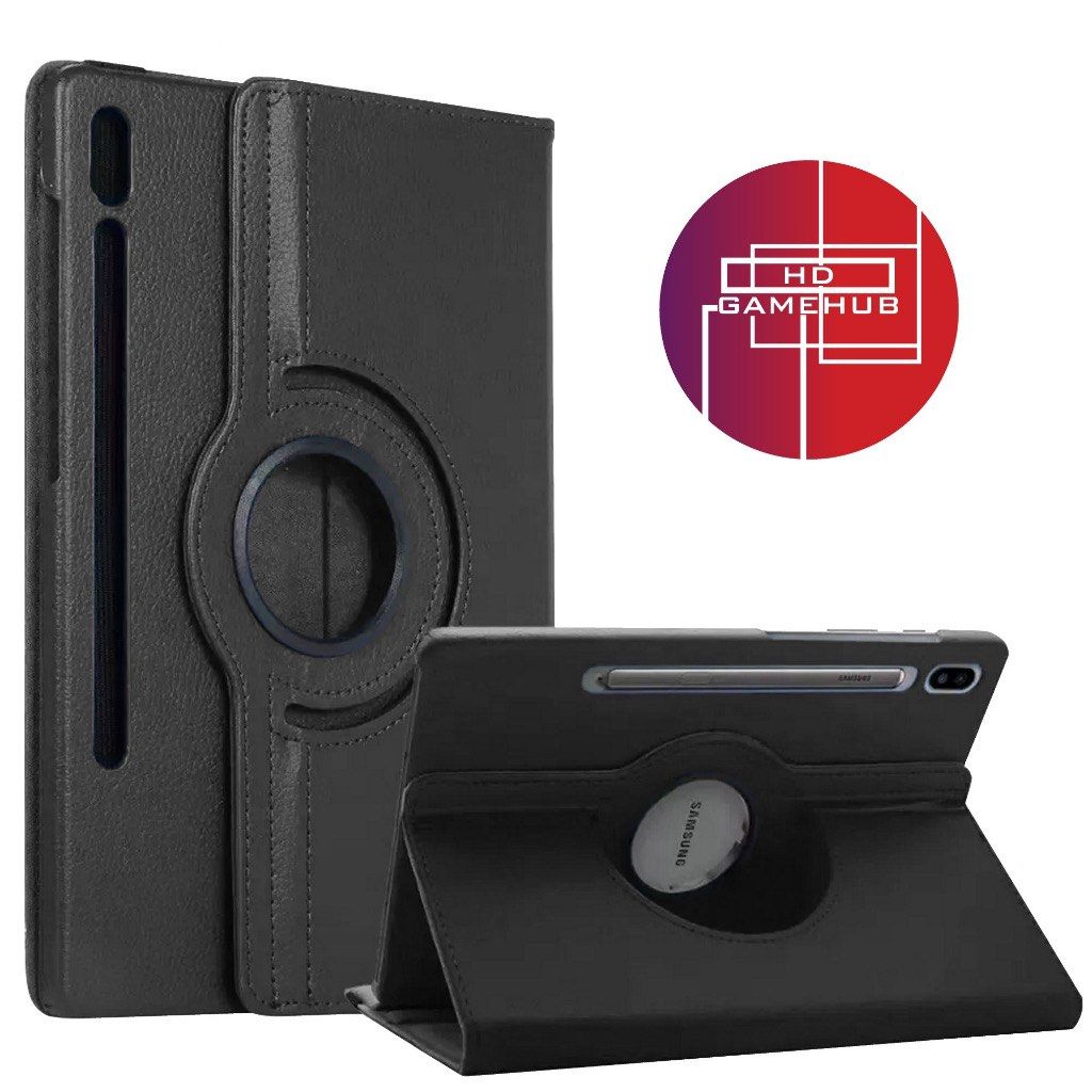 Samsung Tab S9 / S9 Plus Leather Case 360 Rotating Stand (Category: Cases & Sleeves) located in Quezon City. Submitted by playamerica (Listing ID 1254103409, Image 1). Description: Samsung Tab S9 / S9 Plus Leather Case with Stand ● Material: PU Leather ● Shockproof case ● Adjustable angles allows for different viewing ● Rotatable case (360 degree function) ● Compatible with screen protectors ● Easy access to buttons and camera ● Flip cover ● Anti