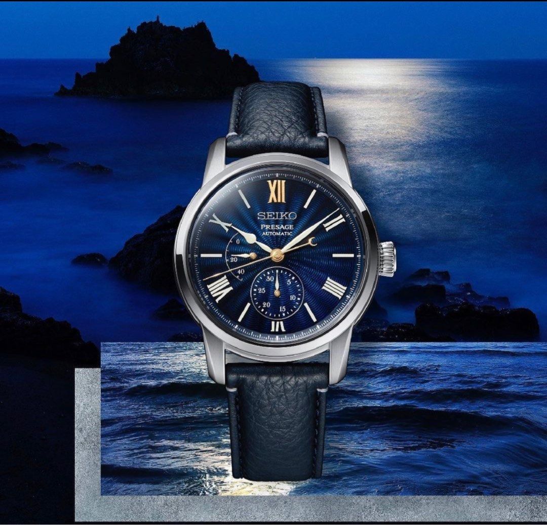 seiko presage enamel blue
