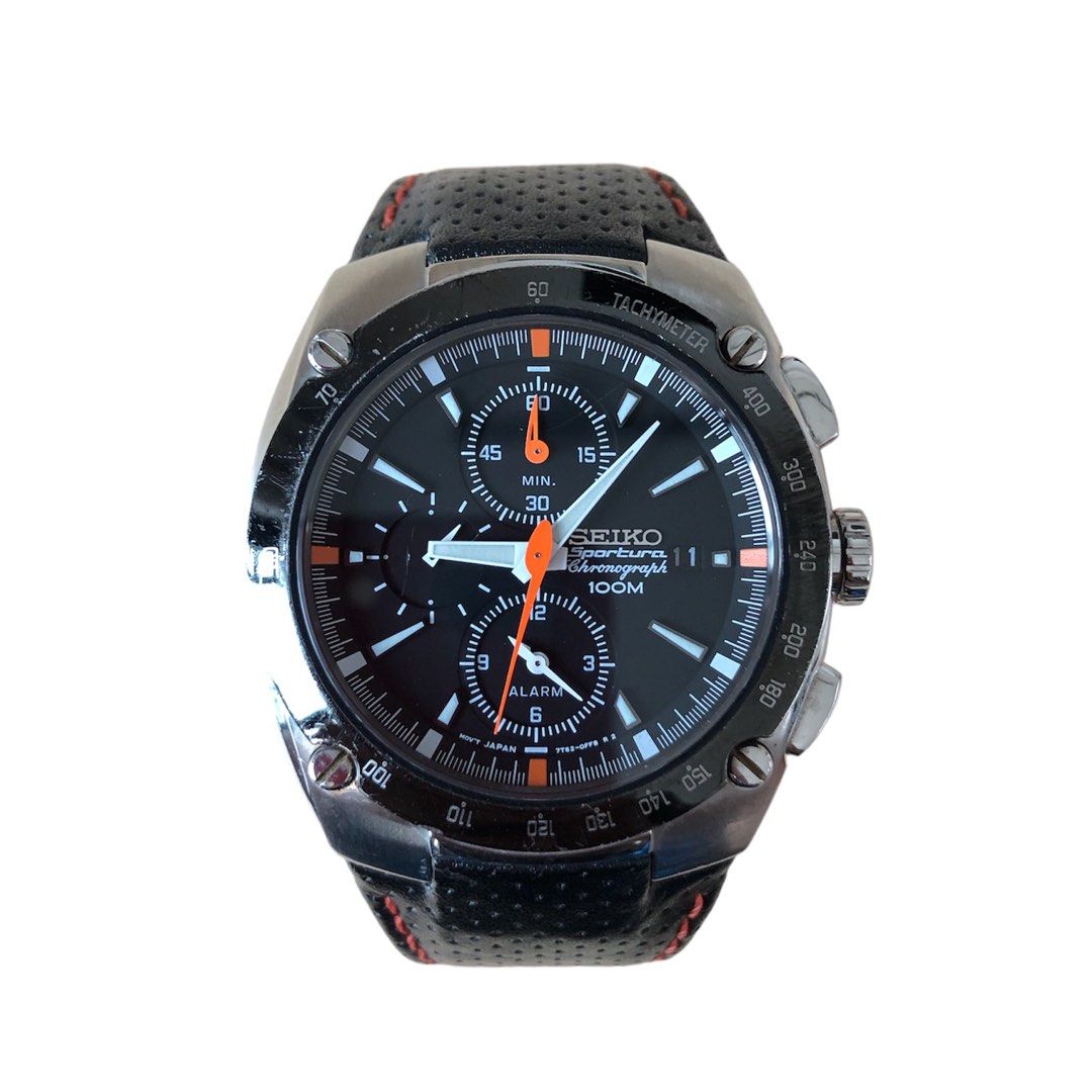 Seiko sportura chronograph 100m new arrivals