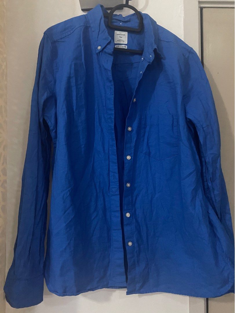 Gap shrunken boyfriend shirt deals