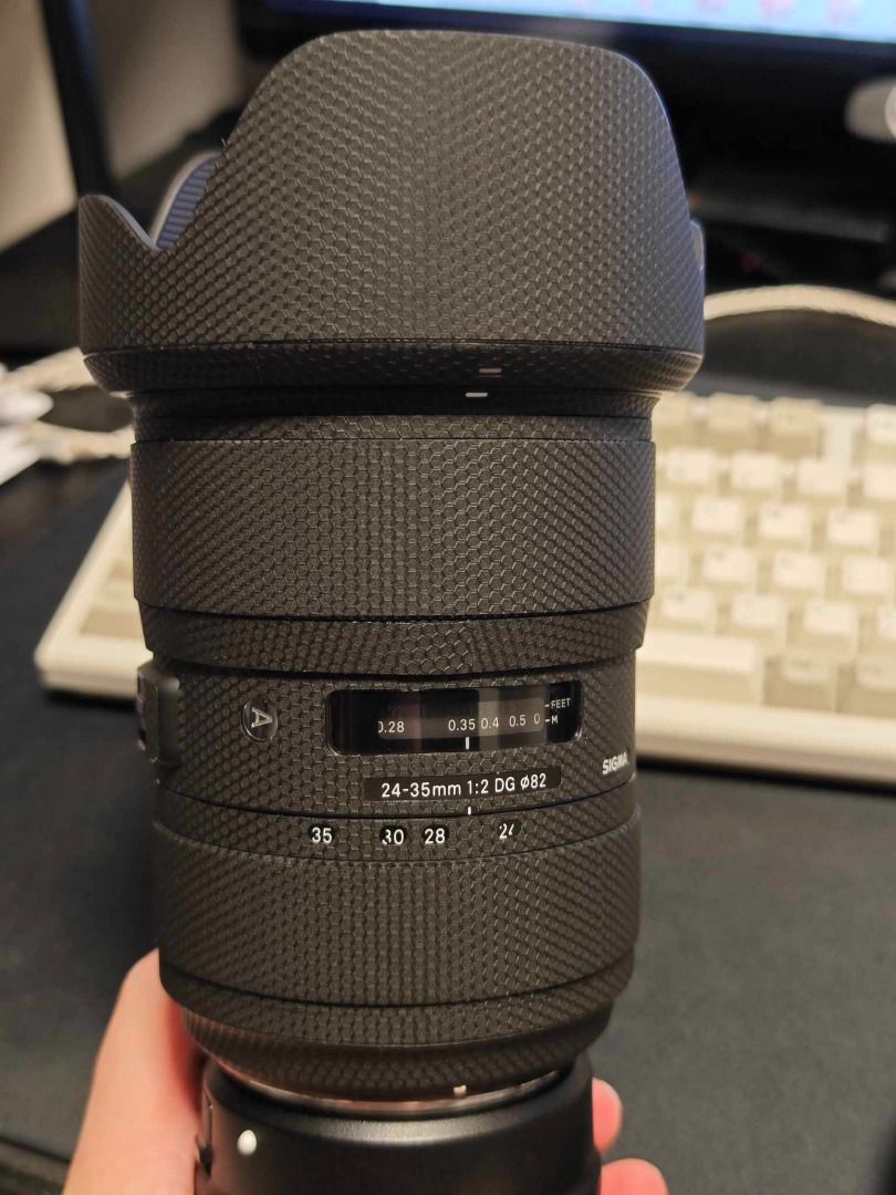 Sigma 24-35 F2 nikon mount, 攝影器材, 鏡頭及裝備- Carousell