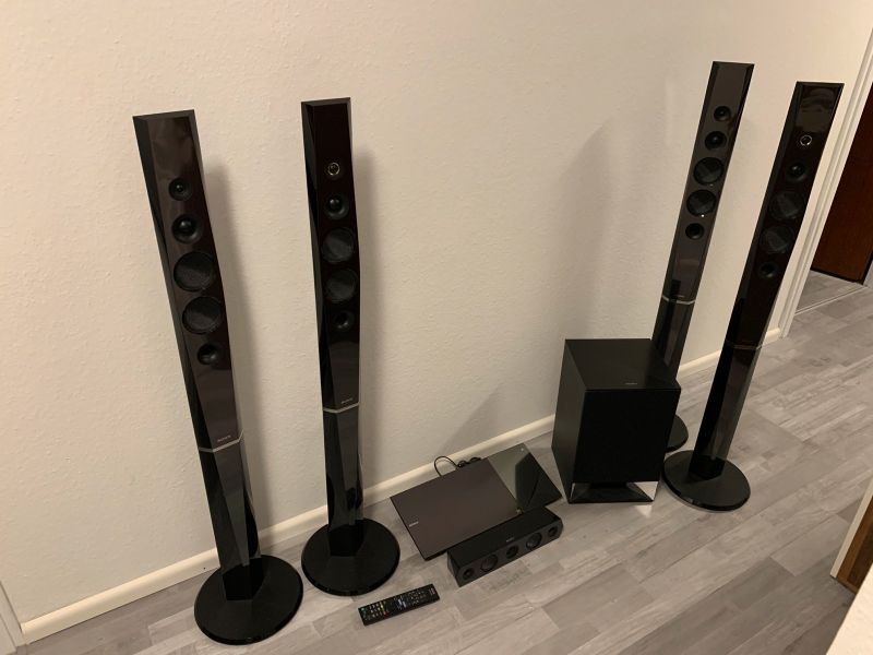 Sony BDV N9200W 5.1 9.1 Home Audio System Home Cinema Blu ray 1200 Watt 4K UltraHD Upscaling 3D WiFi Smart TV Bluetooth NFC Spotify tiptop