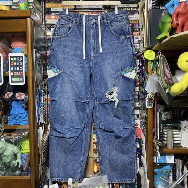 SSZ Damage brochure Jeans denim 牛仔褲beams japan, 男裝, 褲＆半截