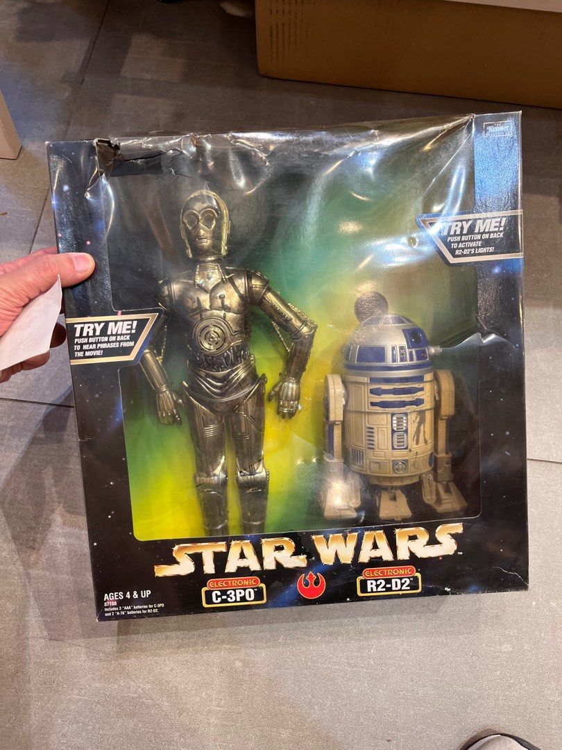 Star wars 星球大戰Action collection C3PO R2-D2 12” 系列kenner公司