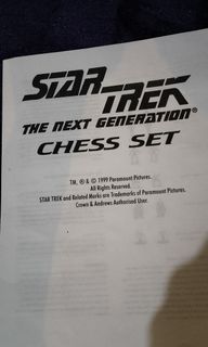 StarTrek Chess Set