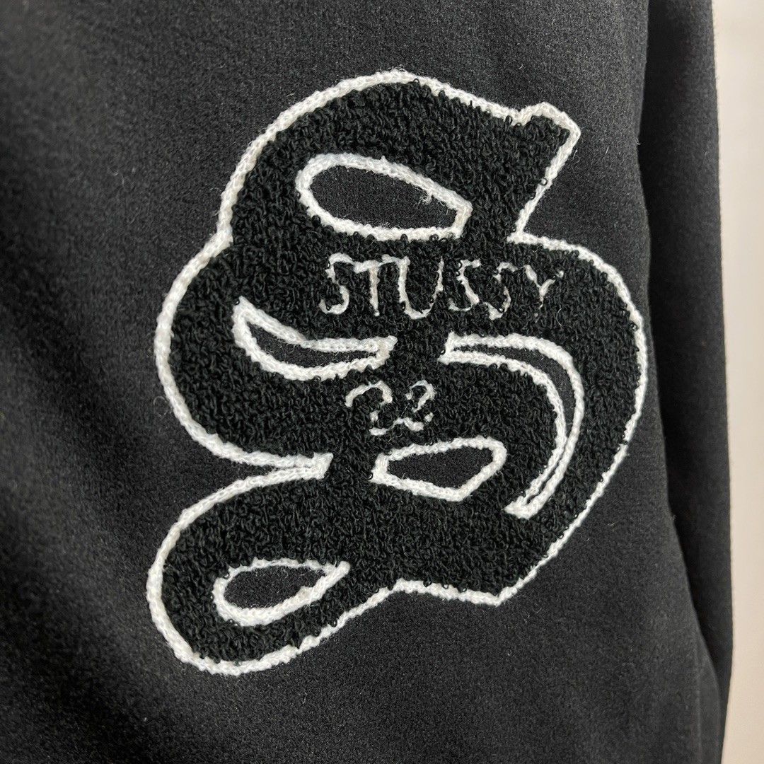 Stussy Casentino Wool Varsity Jacket, 男裝, 外套及戶外衣服- Carousell