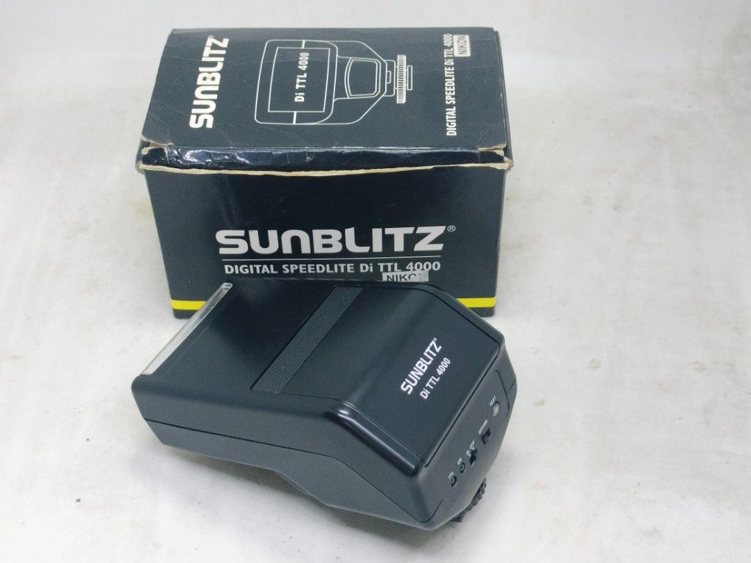 sunblitz di ttl 4000 flash for nikon (Category: Flashes) located in Manila. Submitted by ultimogizmos (Listing ID 1254100057, Image 1). Description: sunblitz ttl flash for nikon excellent condition good as new last price.