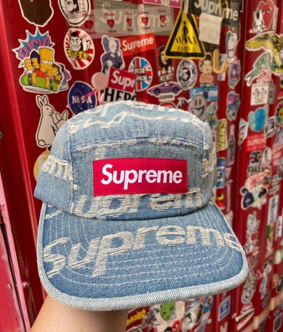 新品】Supreme Washed Flannel 6-Panel-