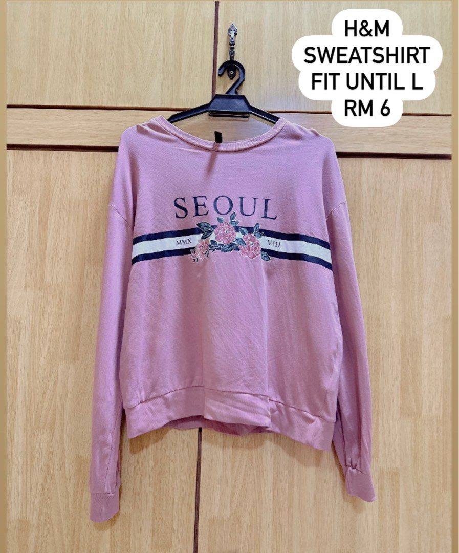 Swearshirt by h m long shirts Women s Fashion Tops Longsleeves