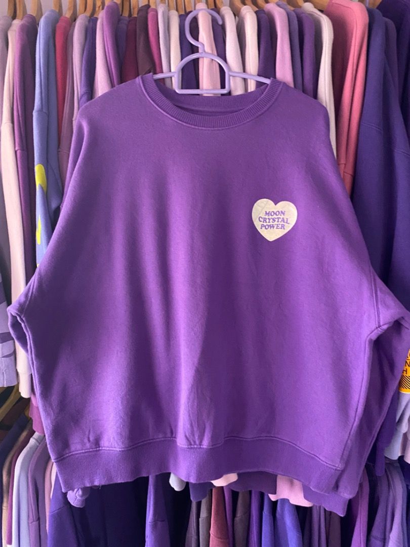 Purple moon sweatshirt discount