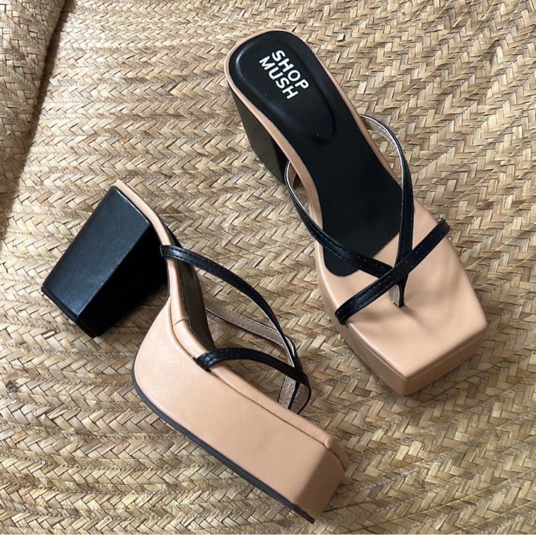 Thong platform heels store