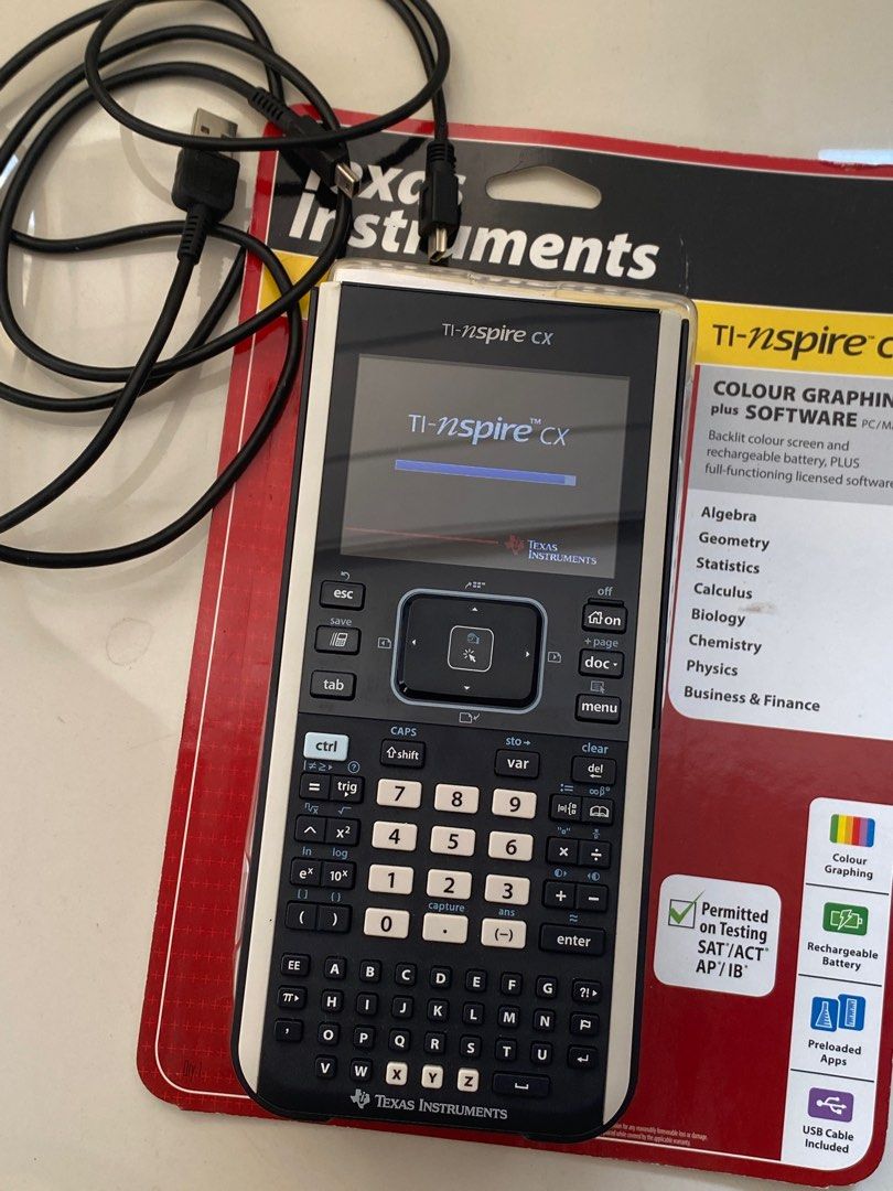 TI-Nspire CX Graphic Calculator | Texas Instrument, Hobbies & Toys ...
