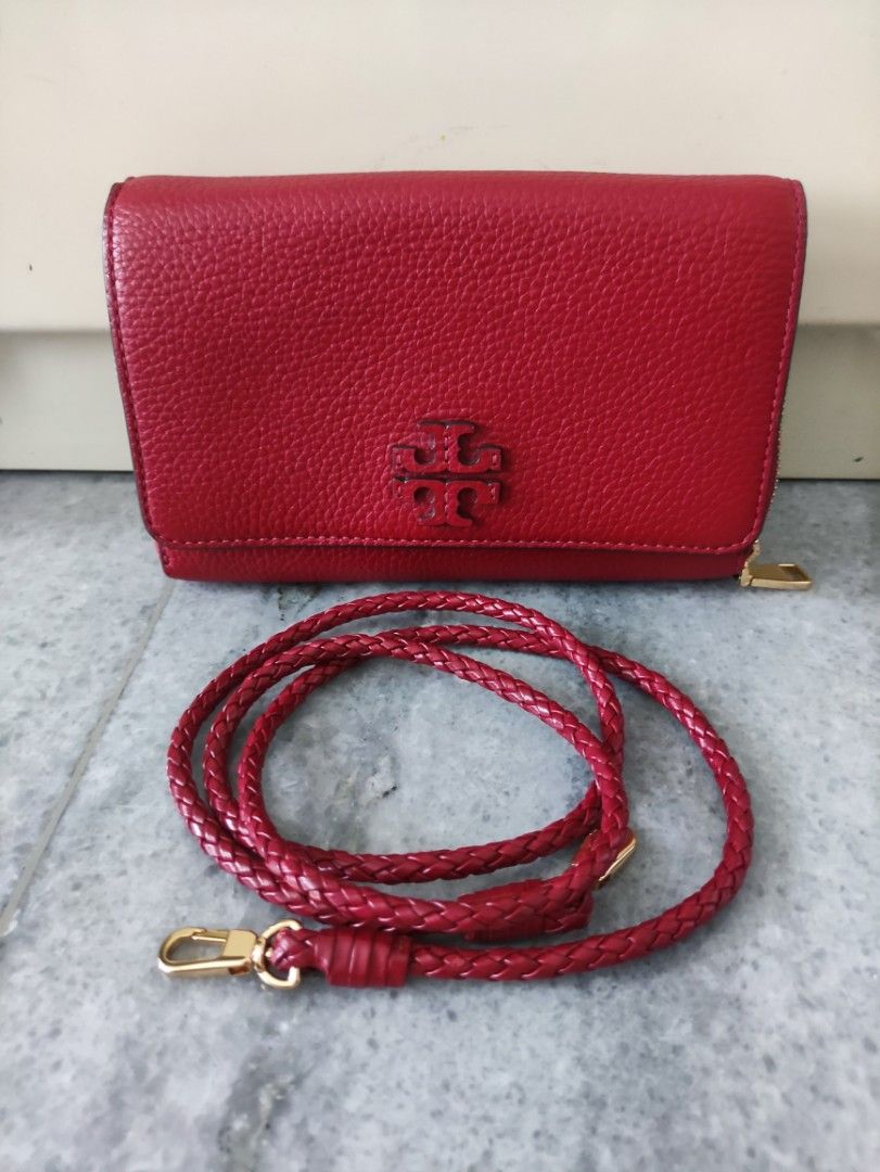 tory burch taylor wallet crossbody Barang Mewah Tas Dompet di