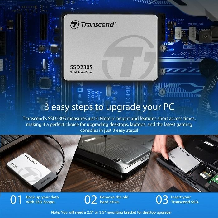 Transcend SSD230S 2.5 Inch SSD Computers Tech Parts Accessories Hard Disks Thumbdrives on Carousell