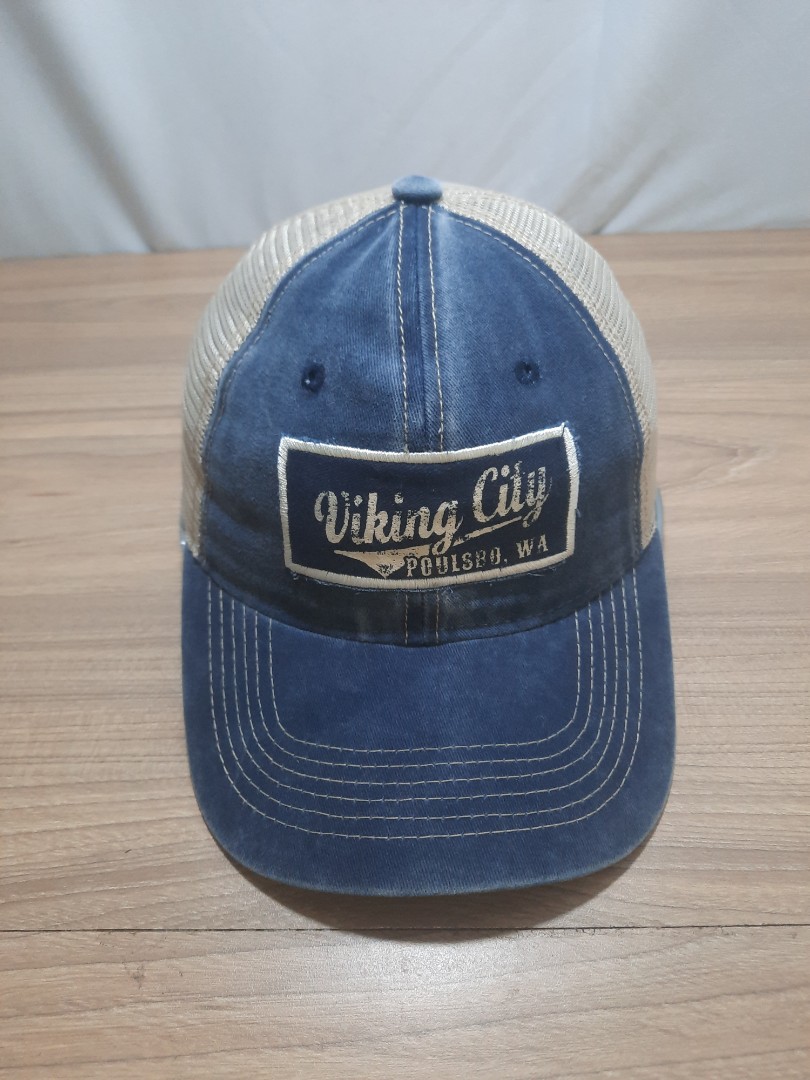 Camo Viking Poulsbo Washington Trucker Hat