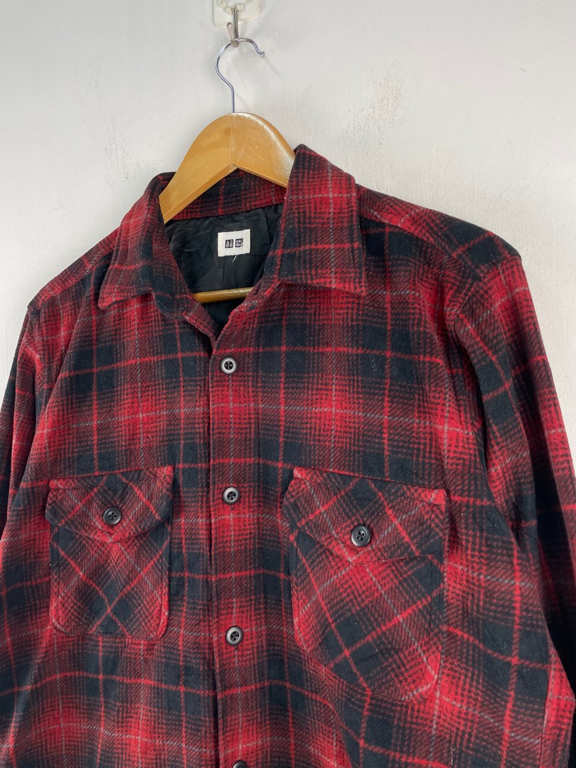 Uniqlo Flannels, Men's Fashion, Tops & Sets, Tshirts & Polo Shirts on Carousell