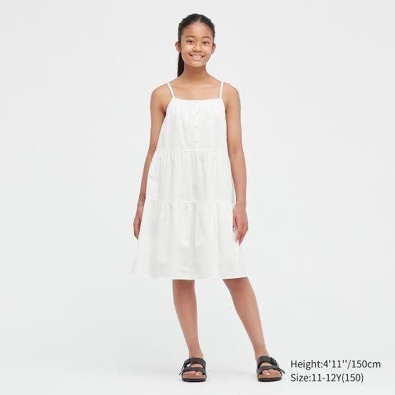 UNIQLO tiered dress Babies Kids Babies Kids Fashion on Carousell
