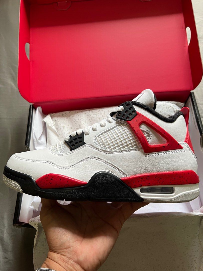 Red cement hotsell jordans