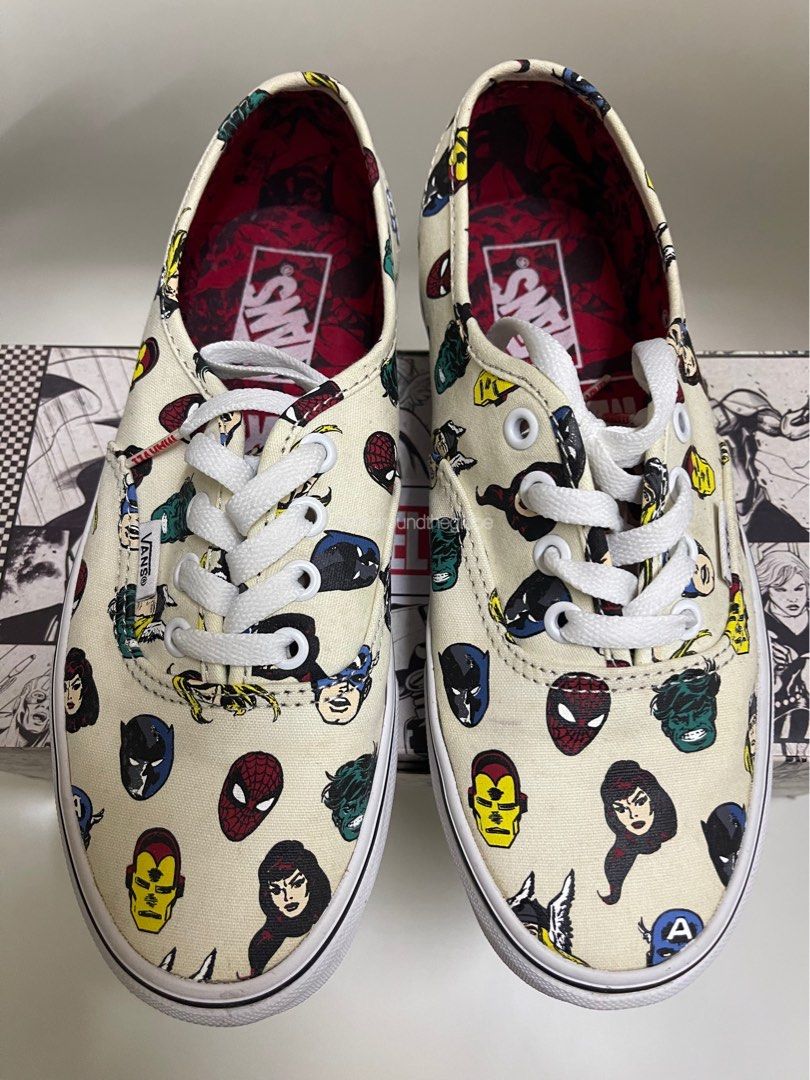 VANS X MARVEL HEADS MULTI UK4.5 EUR 37 US 7 23.5CM
