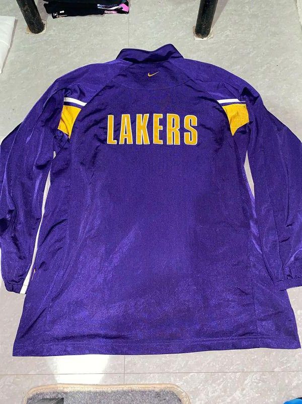 Vintage Los Angeles Lakers Warm Up Suit Velour Sz XXL Kobe Shaq