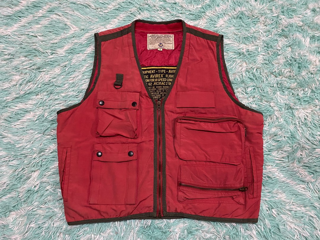 Vintage Avirex Fisherman Vest, Men's Fashion, Tops & Sets, Vests on ...