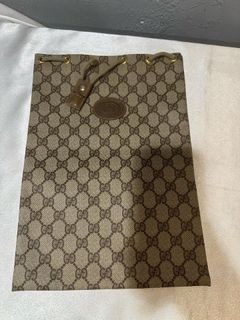 Vintage Gucci tote monogram Bag 束口袋 索繩袋 中古手袋 手袋 中古包 