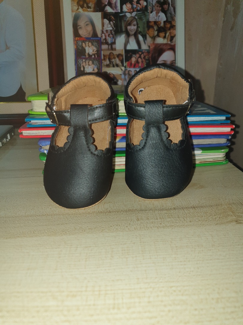 VINTAGE SHOES BABY GIRL BLACK, Babies & Kids, Babies & Kids Fashion on