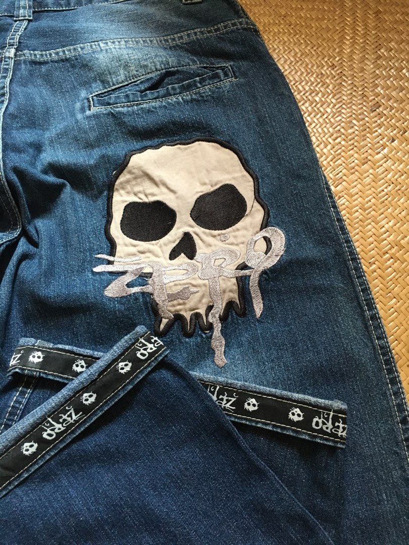 Vintage Zero Skateboards Denim Men s Fashion Bottoms Jeans on