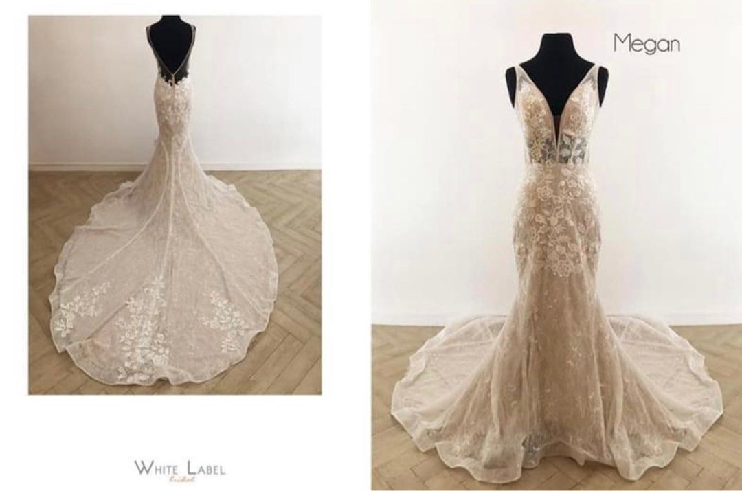WHITE LABEL - full lace wedding gown (Category: Evening dresses & gowns) located in Manila. Submitted by nikkax (Listing ID 1254143337, Image 3). Description: - Selling my preloved wedding gown used last Oct 2022 - dry cleaned - measurements 34-27-33 - Original price is 60k - RFS: Served its purpose/Decluttering .