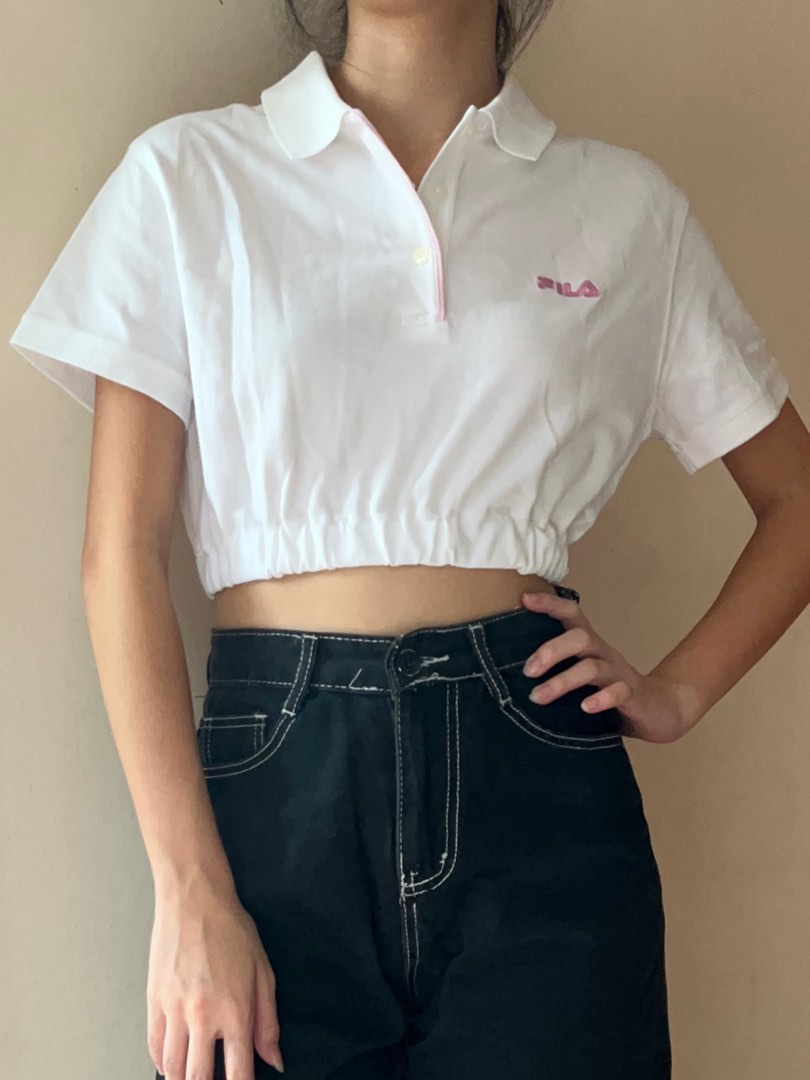 Fila cropped polo sales
