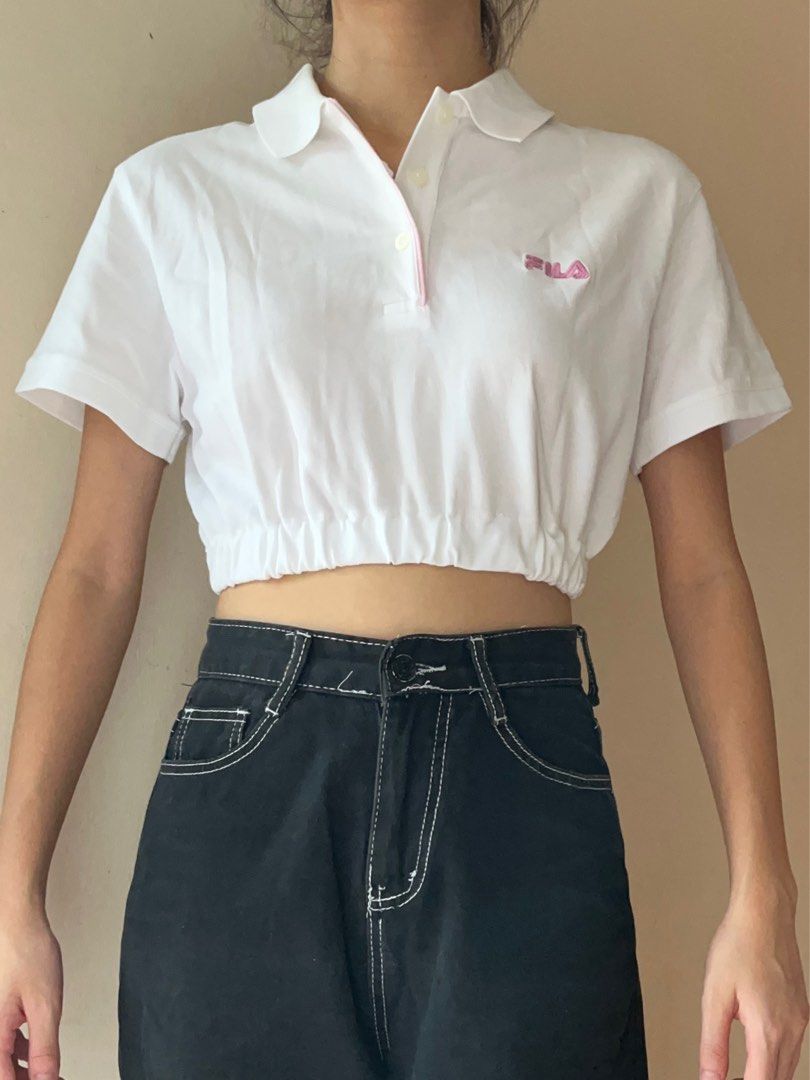 Fila cropped polo shop