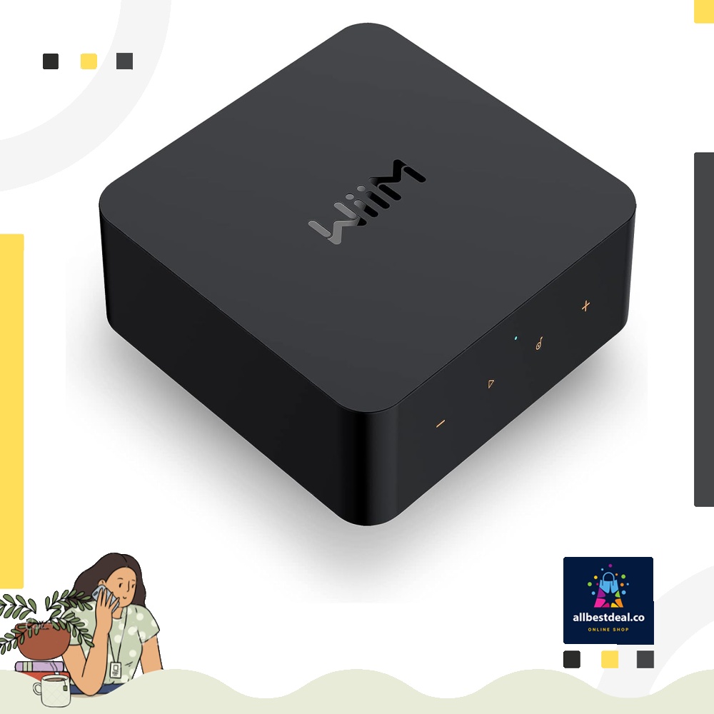  WiiM Pro Plus AirPlay 2 Receiver, Chromecast Audio, Multiroom  Streamer with Premium AKM DAC, Voice Remote, Works with Alexa/Siri/Google,  Stream Hi-Res Audio from Spotify,  Music, Tidal and More : Electronics