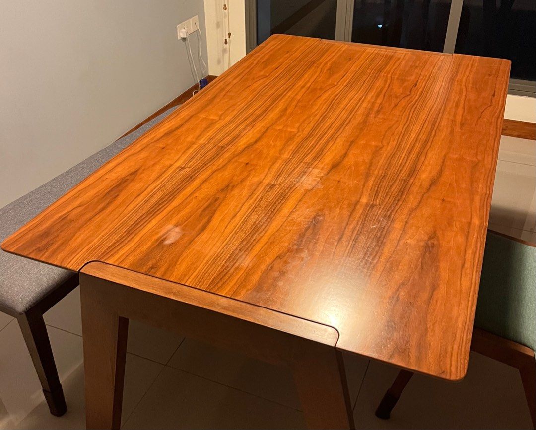 Wood Dining table 150cm, Furniture & Home Living, Furniture, Tables