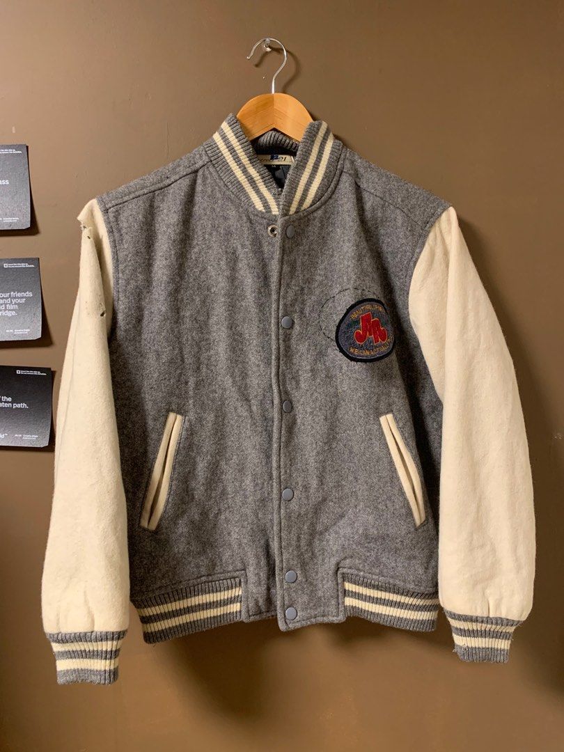 All wool deals varsity jacket