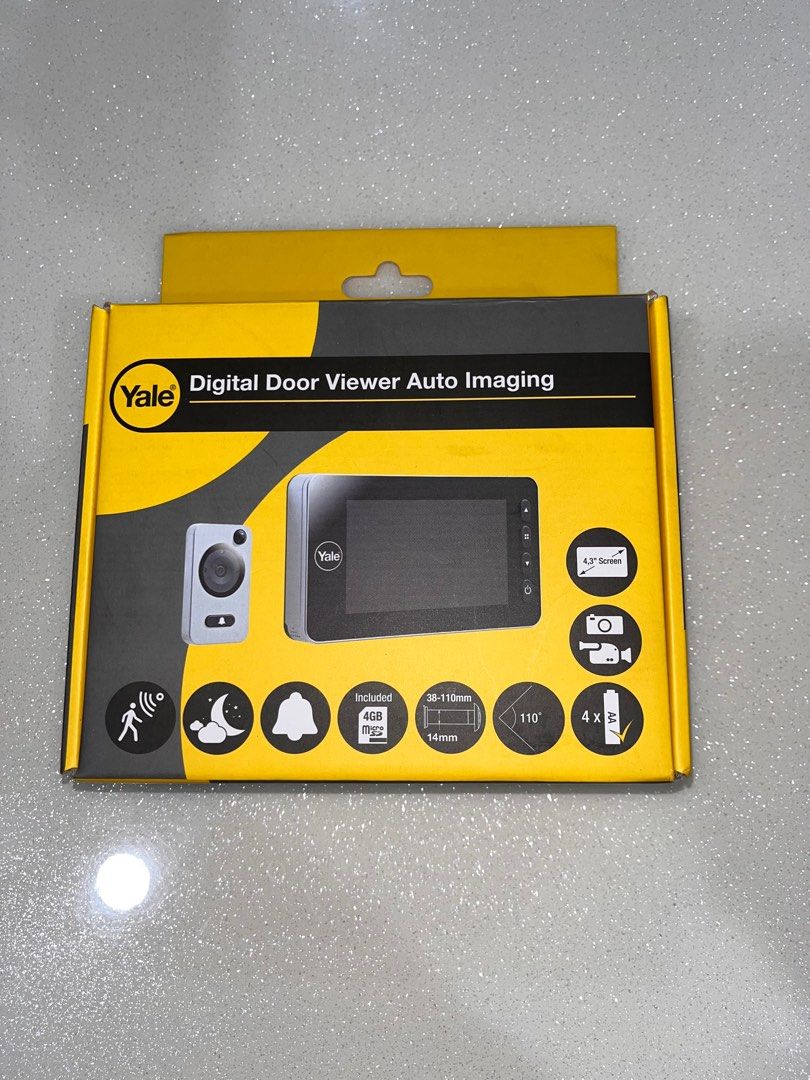Yale Digital Door Viewer 3 (DDV3), Furniture & Home Living, Security