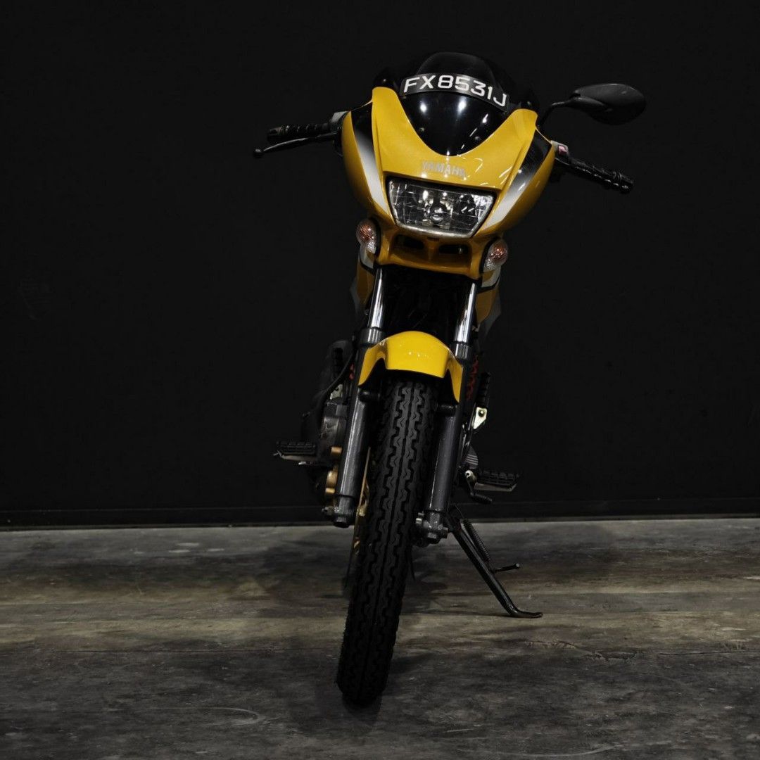 Yellow Rxz Yamaha RXZ, Motorcycles, Motorcycles for Sale, Class 2B on Carousell