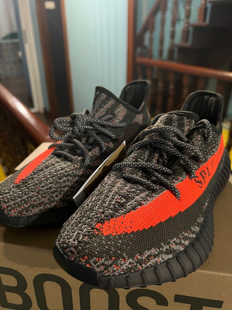 Yeezy Boost 350 v2 Carbon Beluga, Men's Fashion, Footwear