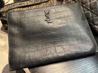 Louis Vuitton Monogram PVC Clutch Pouch Bag Clear Rare Genuine 24.5 x 15 x  3 cm