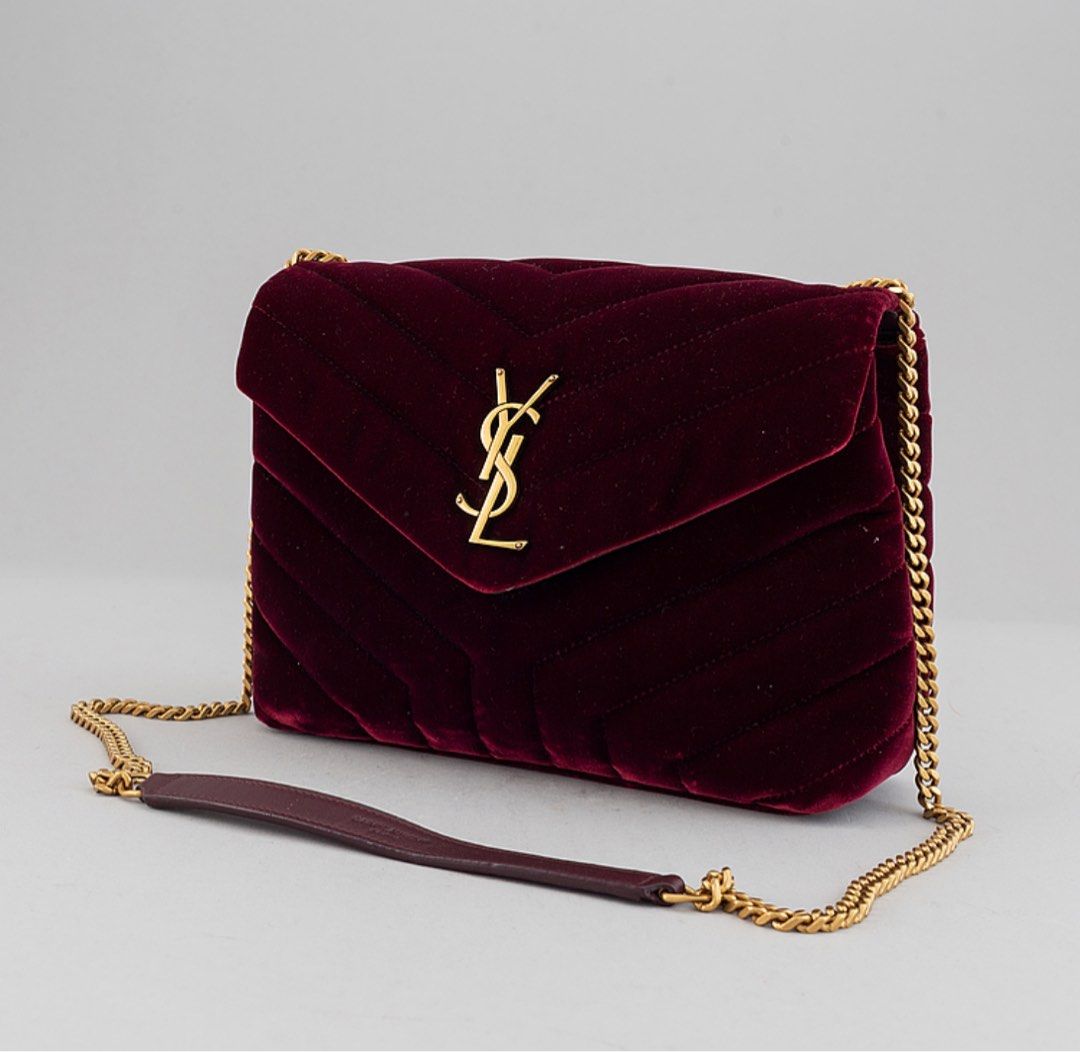 YSL Velvet Loulou Matelass Toy Bag Luxury Bags Wallets on Carousell