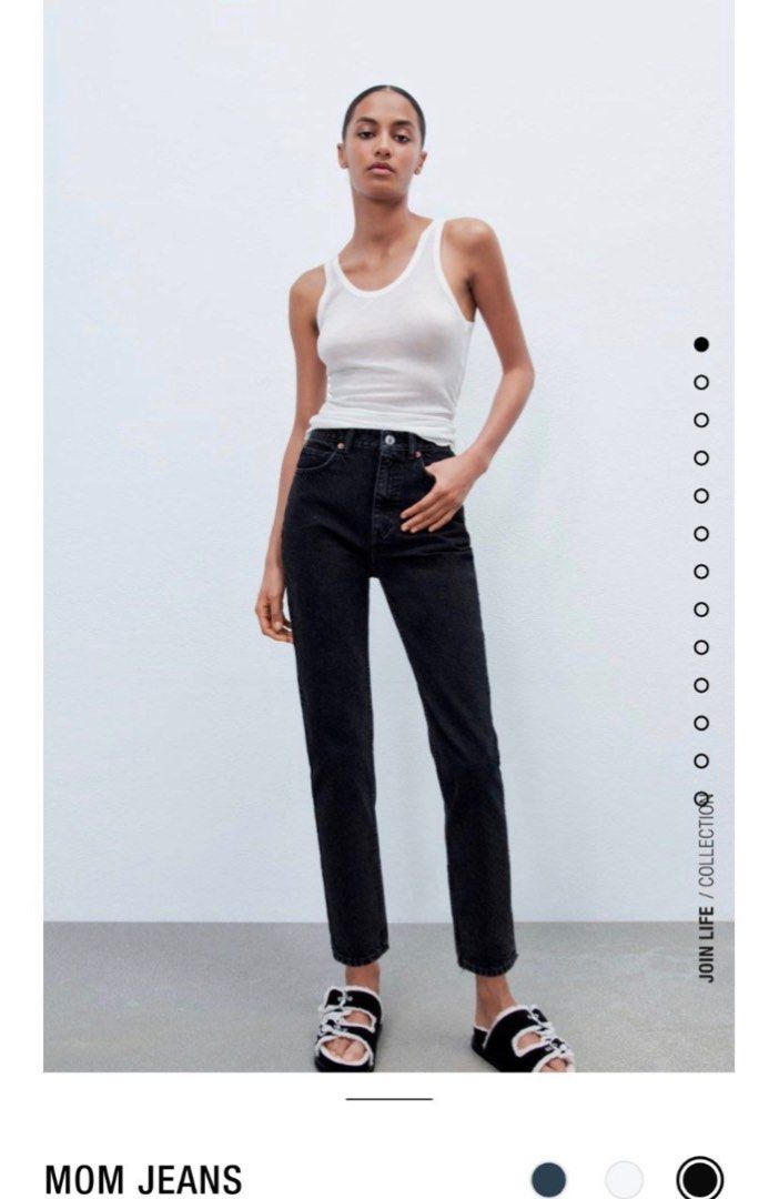 Classic mom discount fit zara