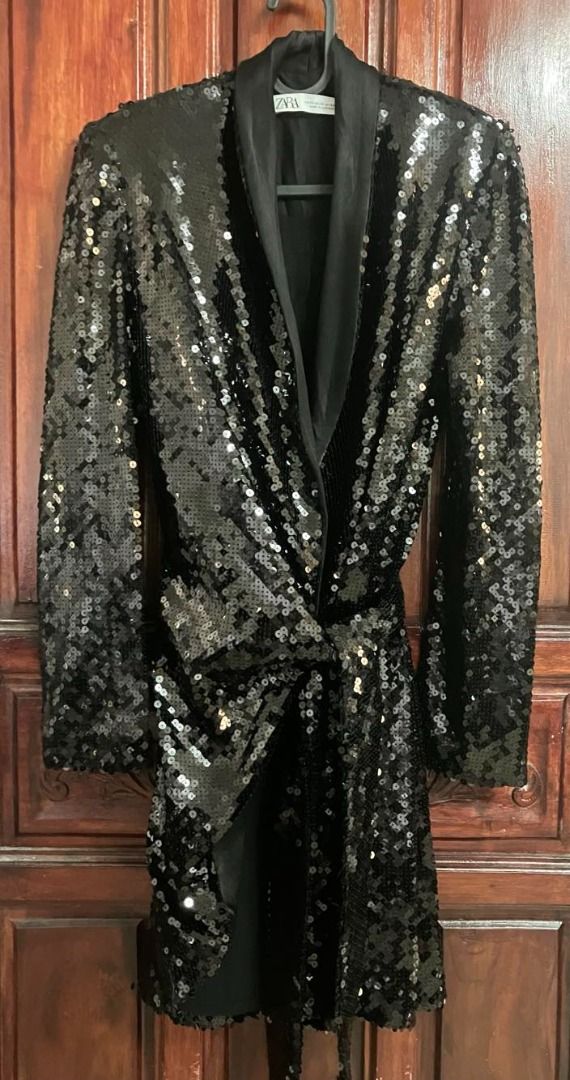 Robe blazer hotsell sequin zara