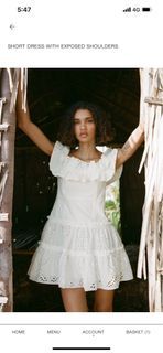 Zara white dress