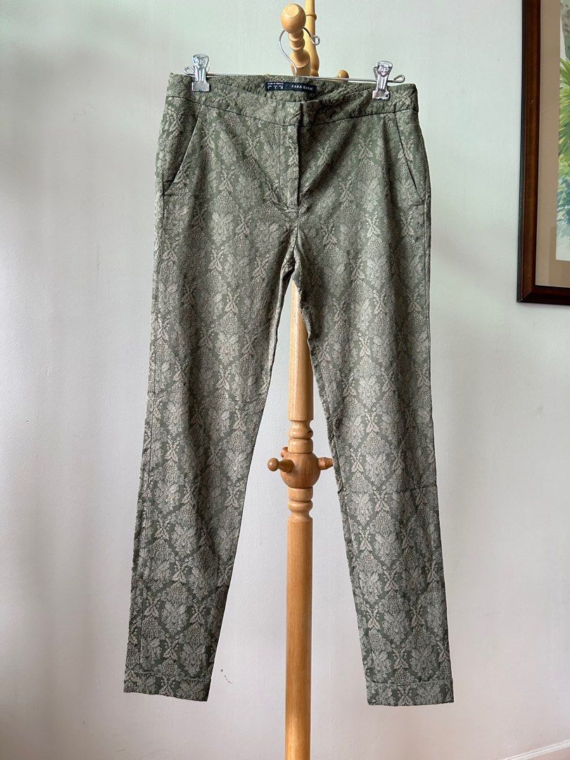Brocade pants zara outlet