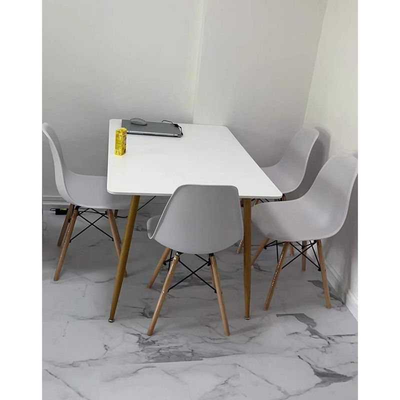 Plastic dining table store chair set price