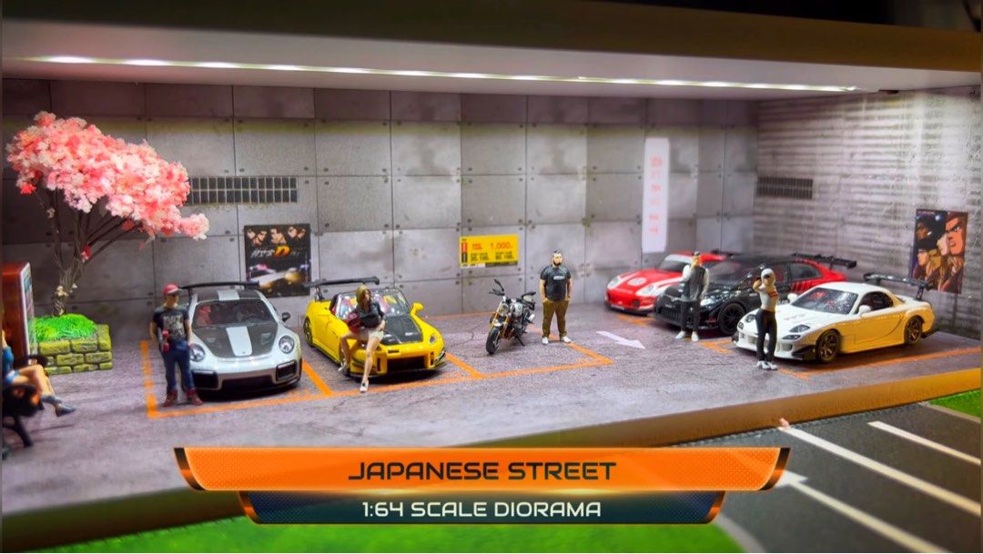 1/64 Diorama (Japan Autumn Scene 1/64 Diorama | Hotwheels Diorama https ...