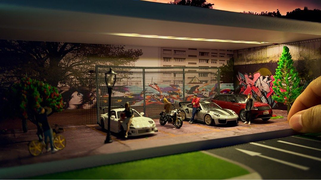 1/64 Diorama (Japan Street 1/64 Diorama | Hotwheels Diorama https ...