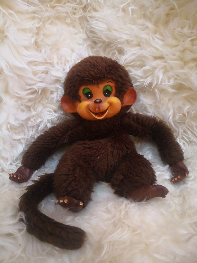 1960's stuffed monkey hotsell