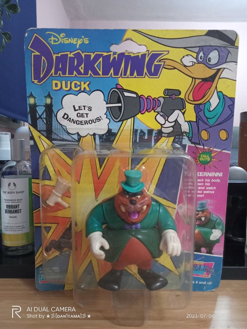 1991 PLAYMATES DISNEY DARKWING DUCK GOSALYN HONKER MUDDLEFOOT BUSHROOT STEALBEAK TUSKERNINNI