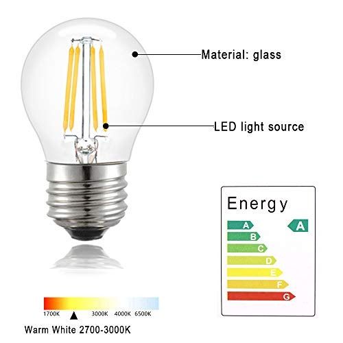 GU10 LED Light Bulb 5W Soft Warm White 3000K 400LM AC 85-265V NO Flicker  Imitation Glass Cover 120 Degrees Wide Angle Non-Dimmable 40W Equivalent,  for Ceiling Recessed Spotlight Lighting, 4-Pack 